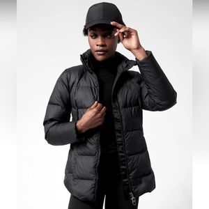 ATHLETA Downtown Jacket Black Down Winter Coat Puffer NWT Medium (M)